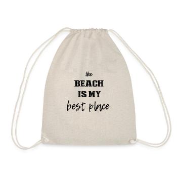 the beach is my best place - Sac de sport léger - nature - Devant
