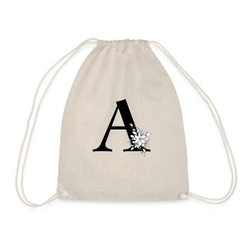 Point A - Drawstring Bag - nature - Front