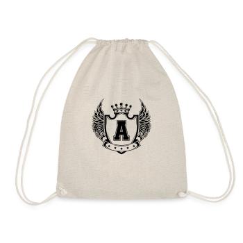 Coat of arms A - Drawstring Bag - nature - Front