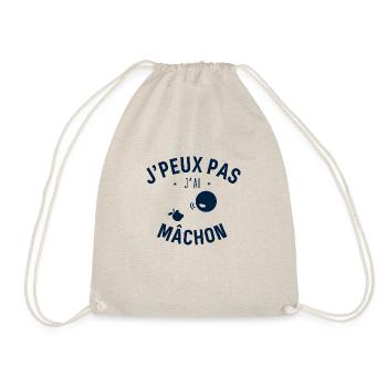 J peux pas j ai Mâchon - Sac de sport léger - nature - Devant