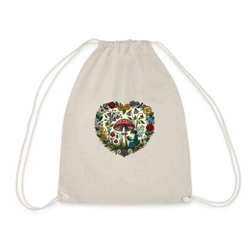 Reading Fairy - Drawstring Bag - nature - Front