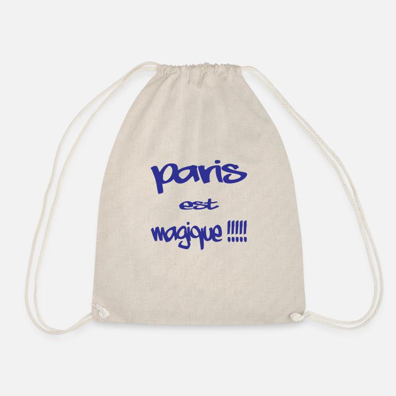 Paris - Drawstring Bag - nature