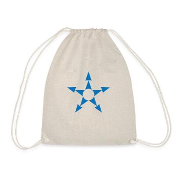 Iconic Patriot Star - Drawstring Bag - nature - Front
