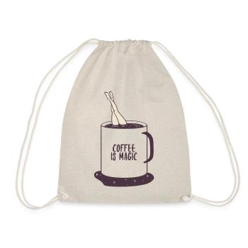 Coffee is Magic - Drawstring Bag - nature - Front