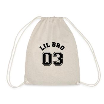 Lil Bro 03 - Little Brother - Drawstring Bag - nature - Front