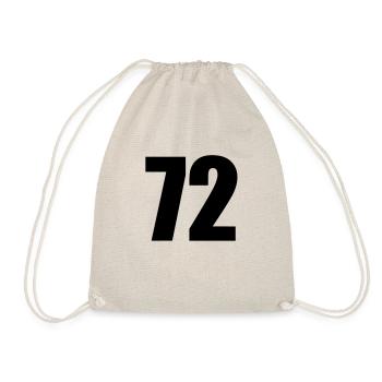 72 - Drawstring Bag - nature - Front