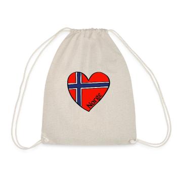 The flag of Norway - Drawstring Bag - nature - Front