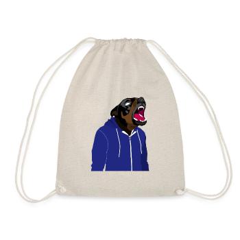 Rottweiler en sweat - Sac de sport léger - nature - Devant