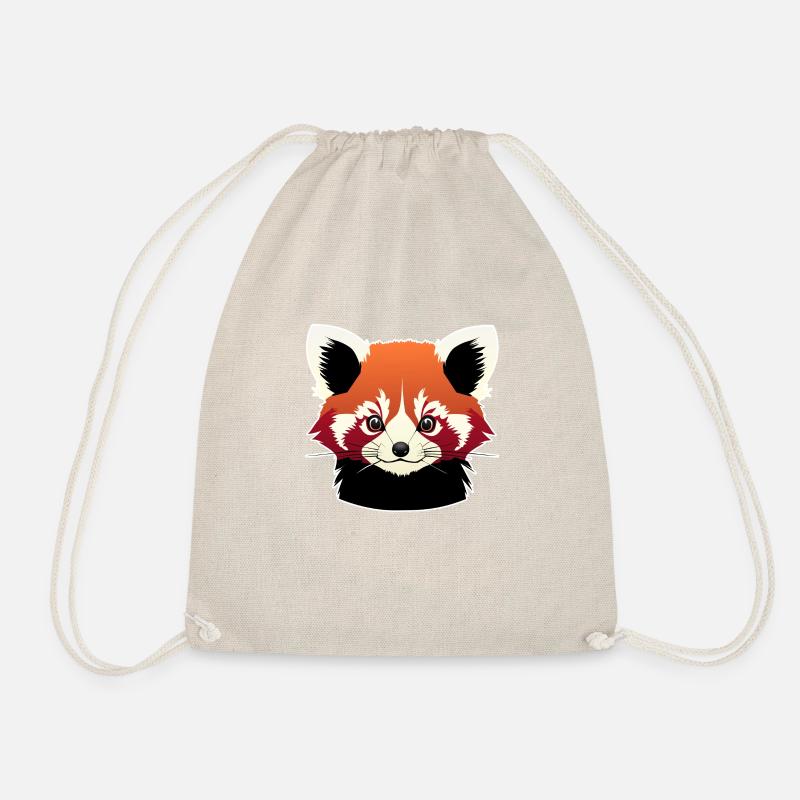 Roter Panda (Katzenbär) - Turnbeutel - Natur