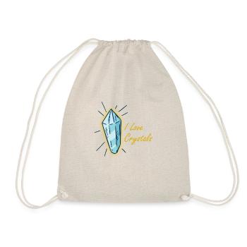 J’adore les cristaux - Sac de sport léger - nature - Devant