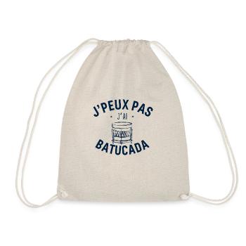 J peux pas j ai Batucada Bleu - Sac de sport léger - nature - Devant