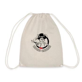 BJJ Brazilian Jiu Jitsu Hocus Chokus - Turnbeutel - Natur - Vorne