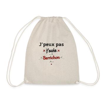 I can't, I'm Berrichon - Drawstring Bag - nature - Front