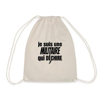 militaire qui déchire - Sac de sport léger - nature - Devant