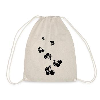 Symbole des cerises - Sac de sport léger - nature - Devant