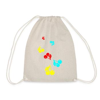 Symbole des cerises - Sac de sport léger - nature - Devant