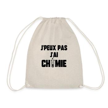 J’peux pas j’ai chimie - Sac de sport léger - nature - Devant