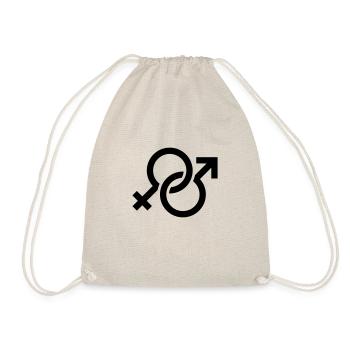 Man woman icon | male female character - Drawstring Bag - nature - Front