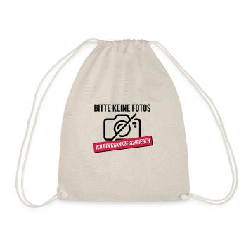 Please no photos - Drawstring Bag - nature - Front