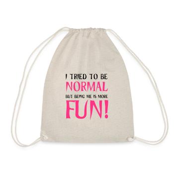 Normal - Turnbeutel - Natur - Vorne