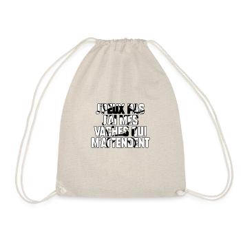 J’peux pas j’ai mes vaches qui m’attendent - Sac de sport léger - nature - Devant