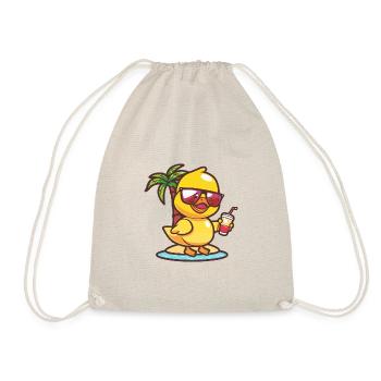 Vacances d’été à la plage de canard - Sac de sport léger - nature - Devant