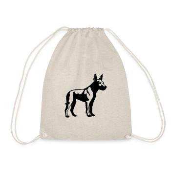 Bull Terrier Dog - Drawstring Bag - nature - Front