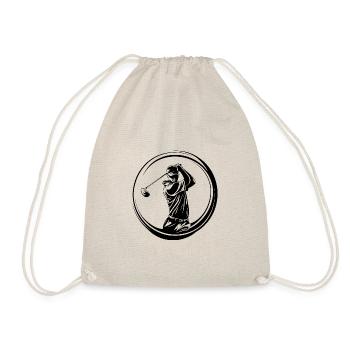 Silhouette de golfeur - Sac de sport léger - nature - Devant