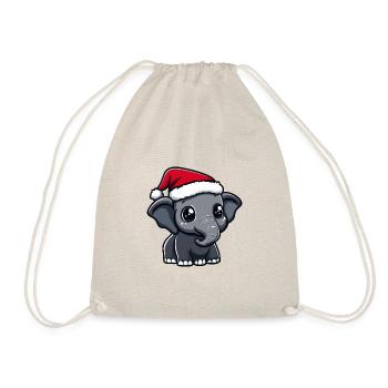 Noël mammouth Noël - Sac de sport léger - nature - Devant