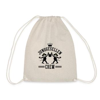 Junggesellen Crew Jga Witzig Bier - Turnbeutel - Natur - Vorne