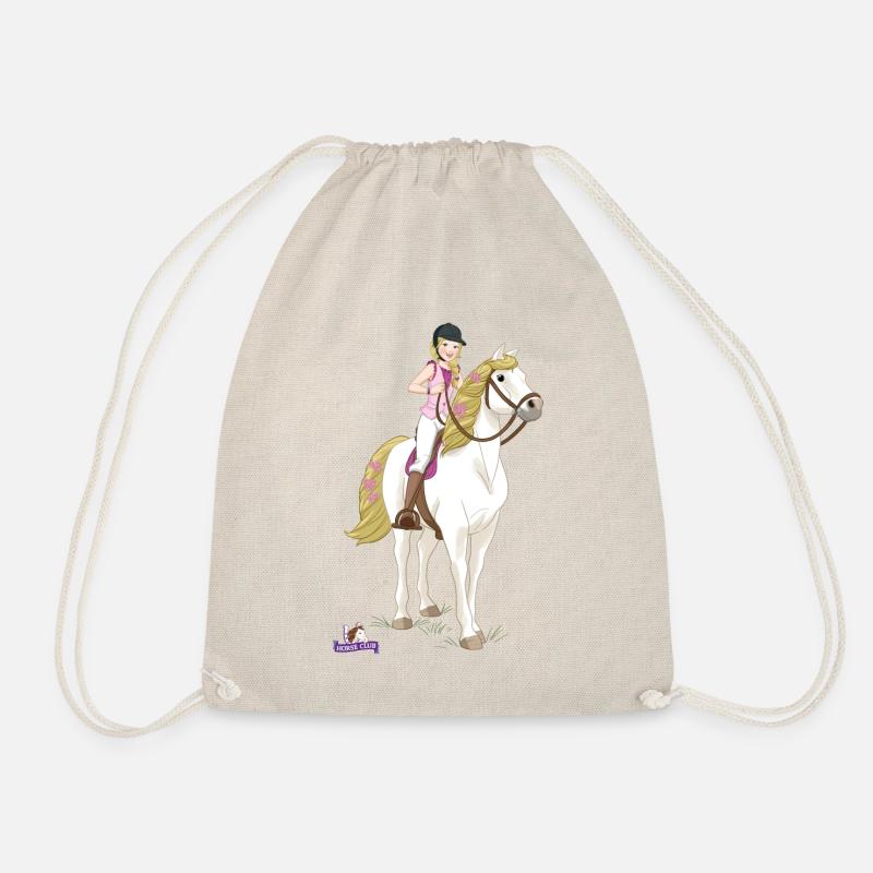 Schleich Horse Club Sofia & Blossom Pose - Drawstring Bag - nature
