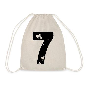 7 Maillot numéro - Sac de sport léger - nature - Devant