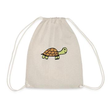 Turtle - Drawstring Bag - nature - Front