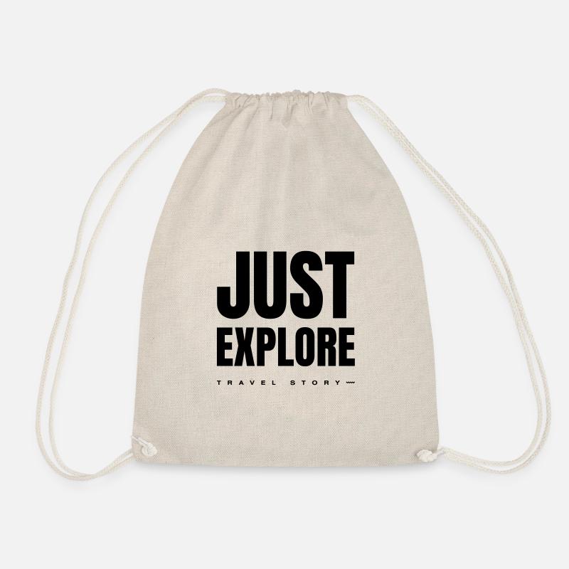Just Explore - Drawstring Bag - nature