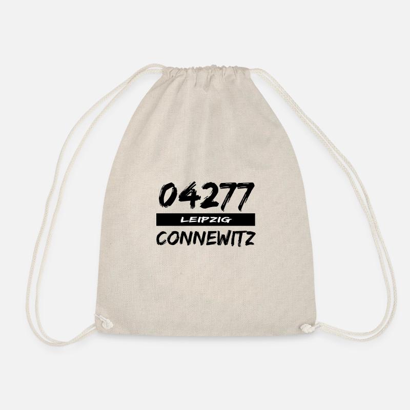 04277 Leipzig Connewitz tshirt - Turnbeutel - Natur