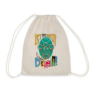 Harry Potter Let The Match Begin Quidditch - Turnbeutel - Natur - Vorne
