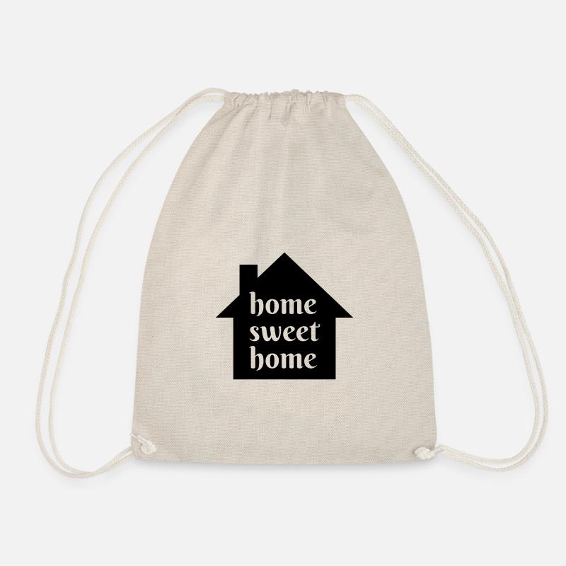 Home Sweet Home - Drawstring Bag - nature