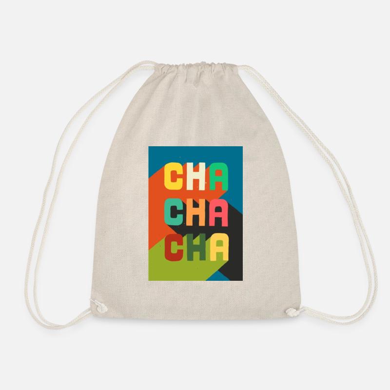 cha cha cha - Drawstring Bag - nature
