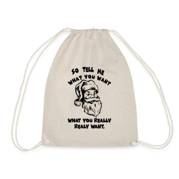 Le père noël - Sac de sport léger - nature - Devant