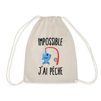Impossible j'ai pêche - Sac de sport léger - nature - Devant