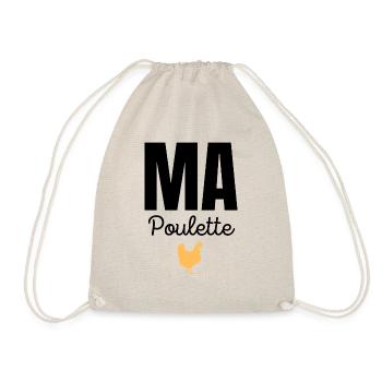 ma poulette - Sac de sport léger - nature - Devant