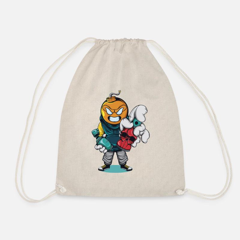 Graffity Sprayer - Drawstring Bag - nature