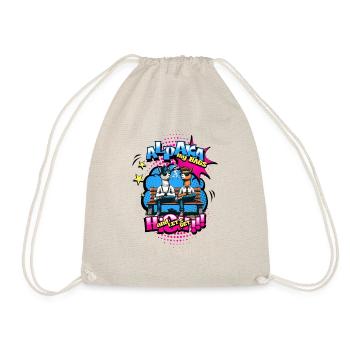 High Spirits - Alpacas in Chill Mode 2 - Drawstring Bag - nature - Front