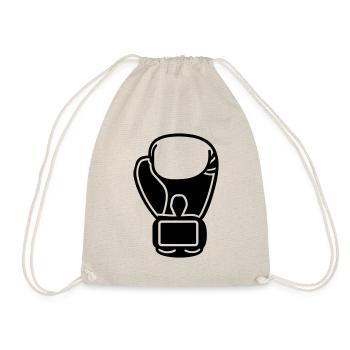 Boxhandschuh - Turnbeutel - Natur - Vorne