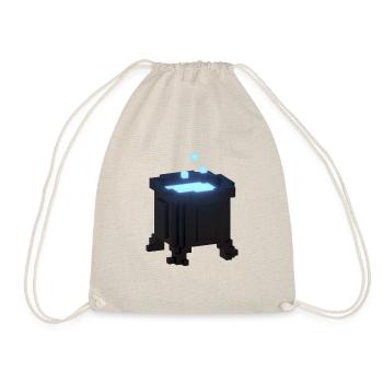 Ocean Blue Fantasy Magic Mug Metal Witch Cauldron - Drawstring Bag - nature - Front