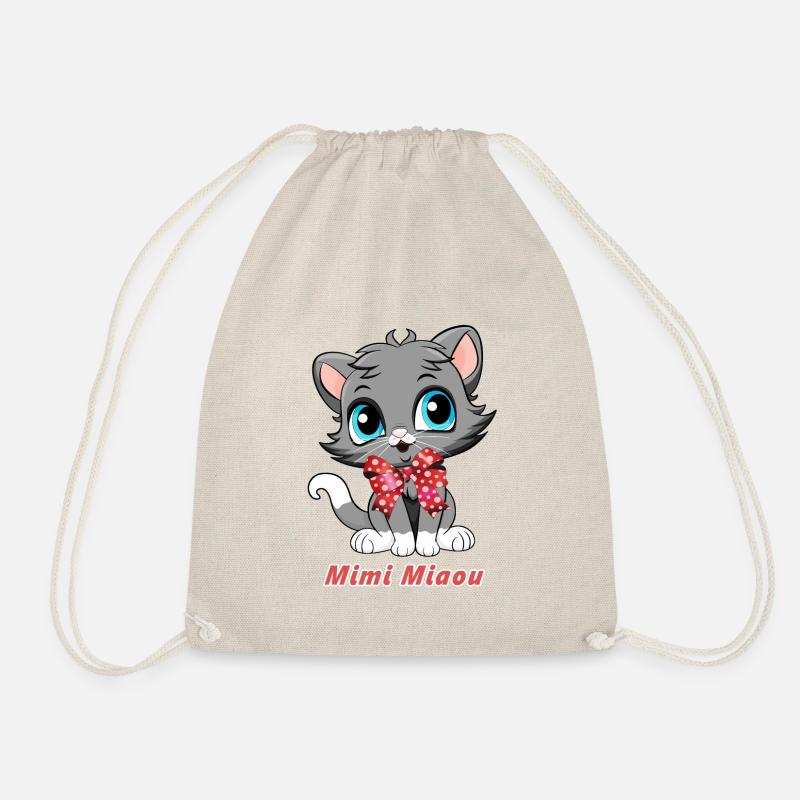 Mimi Miau - Turnbeutel - Natur