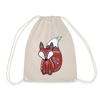Folklore Fuchs - Turnbeutel - Natur - Vorne