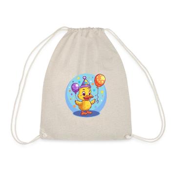 Bande dessinée d’anniversaire de canard - Sac de sport léger - nature - Devant