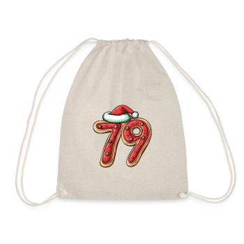 79 Number Christmas - Drawstring Bag - nature - Front