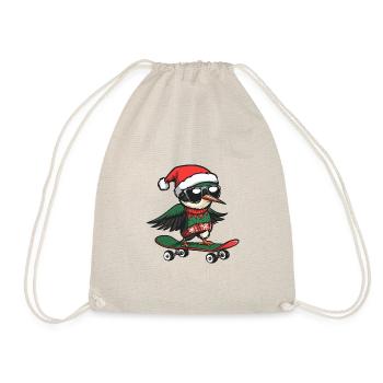 Hummingbird Bird Christmas Funny - Drawstring Bag - nature - Front
